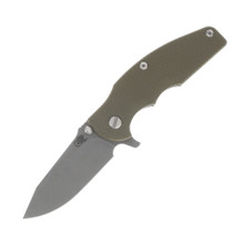 Halfbreed Blades Gen 2 Large Bush Folder Jade G-10 4.13” Blk