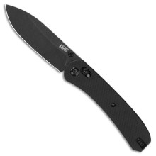 Knafs Lander 2 Clutch Lock Folding Knife Black 3.25in Drop Point Blade KNAFS00180
