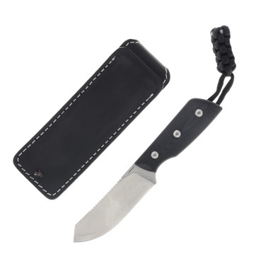 Straight Line EDC DIGGER Black G10 Handle 14C28N-SW Blade SLDG-BG