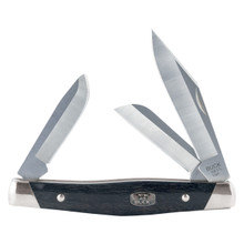 BUCK 301 STOCKMAN EBONY HDL NS BOLSTER 420HC BLD FOLDING BU14448