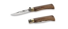 Antonini Old Bear Classical Small Walnut 2.76in Plain C67 Satin Clip Point 9306/17_LN