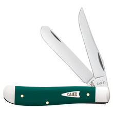 Case XX Spruce Green Smooth Synthetic Mini Trapper Folding Knife CA64531