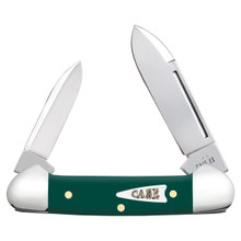 Case XX Spruce Green Smooth Synthetic Baby Butterbean Folding Knife CA64532