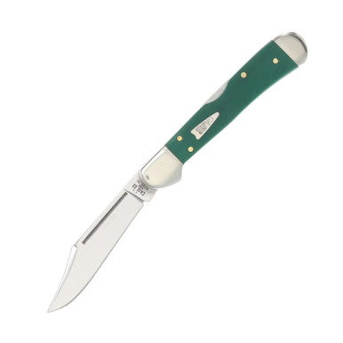 Case XX Spruce Green Smooth Synthetic Mini CopperLock Folding