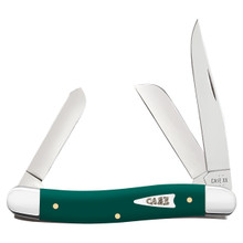Case XX Spruce Green Smooth Synthetic Medium Stockman Folding Knife CA64535