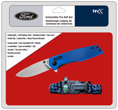 Tec X - Ford Licensed Collectible Tin Gift Set CA71336 - Smoky