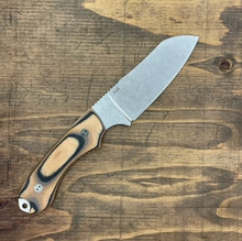Bradford Knives Guardian 4 3D G-Wood 4.62in Plain Stonewash Sheepsfoot BRAD2460