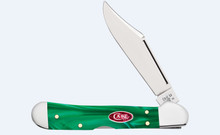 Case XX Green Pearl Kirinite Mini CopperLock Folding Knife