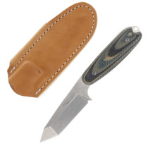 Bradford Knives Guardian 3.5 Forest Green 3.5in Plain Stonewash Tanto BRAD3432
