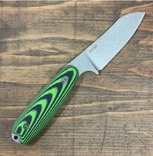 Bradford Guardian 3.5 Toxic Green – Black 3.5in Plain Stonewash Sheepsfoot