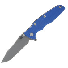 Hinderer 3.5 Eklipse Skinny Slicer Hollow Ground Tri-Way Working Finish Blue G-10 KEK35SKSLHOTWWFBL