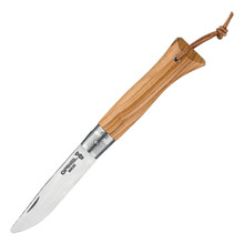 OPINEL neo6 Folding Knife Olive Wood OP002504