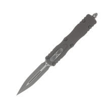 Microtech Dirac D-E Apocalyptic Standard Natural Clear OTF Automatic 2.875In. AUMT22510APNC