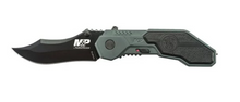 Smith and Wesson M-P M.A.G.I.C. Assisted Opening Clip Point Folding Knife Blue 2.9In Clam Pack SWMP1BCP