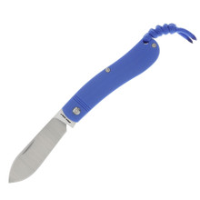 Jack Wolf K9 Jack Ultralight Folding Knife Opposing Arcs Blue G-10 K9-02-G10-BLU-OARC