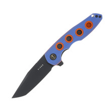 Kizer Z-82 The Multi Tasker SMKW Exclusive Blue - Orange 3.47in Plain Black Tanto V4568E4
