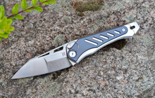 Midgards Messer Zaria Folding Knife Titanium 3.54In 14C28N Wharncliffe Blade MM-ZAR-FLD