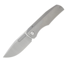 Vero Engineering Nova Mini Stonewash 3.25in Plain Belt Satin Drop Point