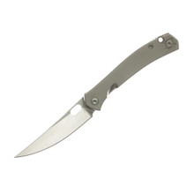 GiantMouse Knives G1 ACE Bleecker Titanium 3.26in Plain Satin Upswept GMBLEECKERTITANIUM