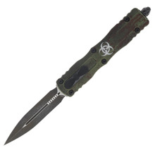 Microtech Dirac Delta D-E Standard Outbreak Signature Series 3.78In. Dagger OTF Automatic AUMT2271OBDS