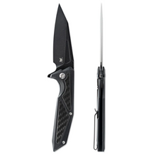 Skallywag Tactical Shadow Beard 3.4 Inch Plain Black Wharncliffe SWTSBBLK