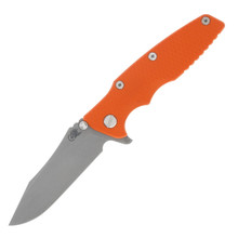 Hinderer 3.5 Eklipse Folding Knife Skinny Slicer Working Finish Titanium/Orange G-10 KEK35SKSLHOTWWFOR