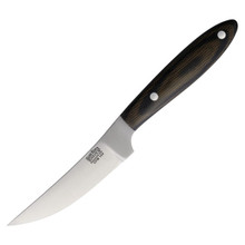 BARK RIVER BITTER ROOT CAPER BLACK-GREEN CANVAS MICARTA HANDLE FIXED 3.25IN BA99253MBGL