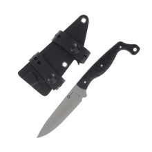 CIVIVI MDRN Hunter Fixed Blade Knife 4.12in Plain Stonewash Drop Point C23078-1