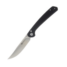 SENCUT Skelfin Folding Knife 3.3 Inch Plain Satin Clip Point S25007-2