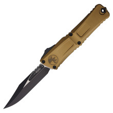 Microtech Combat Troodon OTF Automatic Knife Gen III DLC Bowie/Tan