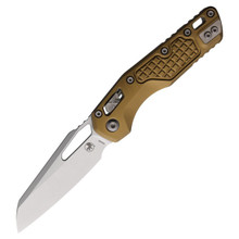 Microtech MSI RAM-LOK Folding Knife Stonewash Standard/Frag Tan Aluminum MT21010FRTA