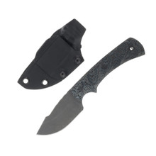 Half Face Blades Beef Harpoon Back Country Fixed Blade Kamari Burlap Micarta HFBHBCKBM