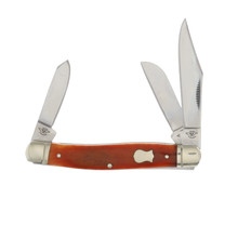 Rough Rider Sowbelly Stockman Folding Knife Black Marble RR2078