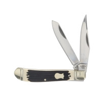 Old Forge Synthetic Delrin Winterbottom Handle Mini Trapper 2 Bld. Surgical Steel Blade OF07WBD