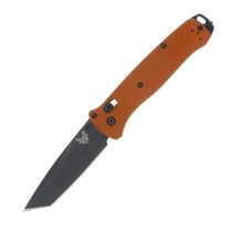Benchmade SMKW Exclusive Bailout Folding Knife Orange Aluminum Handle CPM-S30V Tanto Blade BM537BK-2502