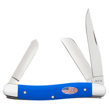 Case XX Royal Blue Smooth Synthetic Large Stockman Folding Knife