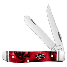 Case XX Cinnamon Swirl Kirinite Mini Trapper Folding Knife with Gift Box CA10848