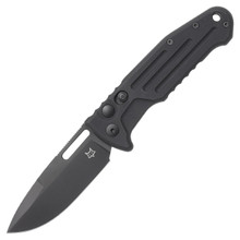 Fox Knives New Smarty Automatic Knife Black N690 Drop Point/Black Aluminum FX-503SPB