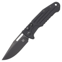 Fox Knives New Smarty Automatic Knife Black N690 Clip Point/Black Aluminum FX-503ALB
