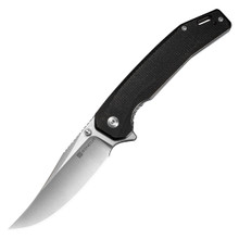 SENCUT Vornix Folding Knife 3.65 Inch Plain Satin Clip Point