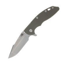 Hinderer XM-18 OD Green 3.5 Inch Plain Stonewash Harpoon Spanto KXM35HSTWSWOD