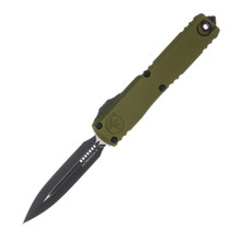 Microtech Ultratech Gen IV OTF Auto D-E Black Standard OD Green AUMT112241OD