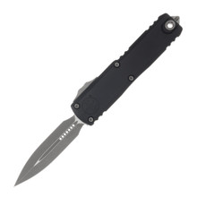 Microtech UTX-85 GEN IV OTF Auto Black Handle D-E Apocalyptic Standard Blade AUMT1232410AP