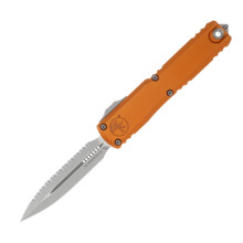 Microtech Ultratech Gen IV D/E OTF Auto Knife Orange Full Serr SW Dagger AUMT1122412OR