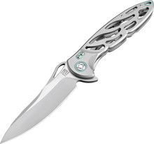 Artisan Cutlery Hoverwing Folding Knife Gray Anodized Titanium