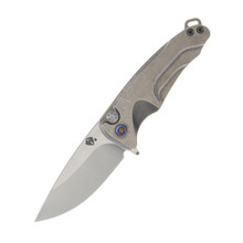 Medford Smooth Criminal Tumbled 3in Plain Tumbled Drop Point Flamed Hardware MKT394TQ-01TM-TFCF-BN