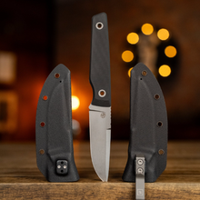 Big I Design USA Signal Fixed Knife G-10 3.2in. Plain Satin Drop Point BIGI27