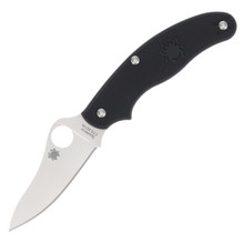 Spyderco UK Penknife SlipIt Folding Knife (Drop Point Black FRN)