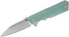 Artisan Cutlery Littoral Folding Knife Mint Green Titanium