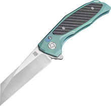 Artisan Cutlery Megahawk Folding Knife Green and Black